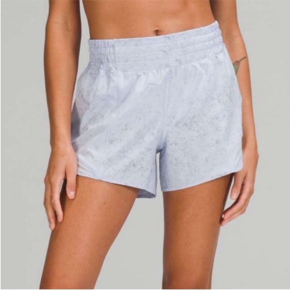 lululemon athletica Pants - NEW LULULEMON Hotty Hot High-Rise Lined Short 4"
Gravel Dust Pastel Blue Sise 2